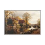 Framed Canvas Art | Serene Landscape Fall Accent - Image 48