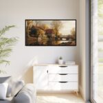 Framed Canvas Art | Serene Landscape Fall Accent - Image 36
