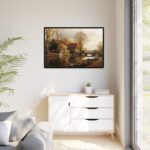 Framed Canvas Art | Serene Landscape Fall Accent - Image 7