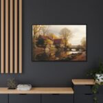 Framed Canvas Art | Serene Landscape Fall Accent - Image 8