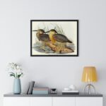Vintage Bird Art Framed Poster, Elegant Wall - Image 3