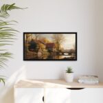 Framed Canvas Art | Serene Landscape Fall Accent - Image 43
