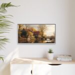 Framed Canvas Art | Serene Landscape Fall Accent - Image 46