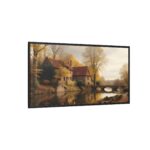 Framed Canvas Art | Serene Landscape Fall Accent - Image 35