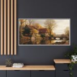 Framed Canvas Art | Serene Landscape Fall Accent - Image 40