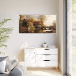 Framed Canvas Art | Serene Landscape Fall Accent - Image 39