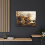 Framed Canvas Art | Serene Landscape Fall Accent - Image 4