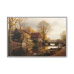 Framed Canvas Art | Serene Landscape Fall Accent - Image 12