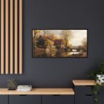 Framed Canvas Art | Serene Landscape Fall Accent - Image 29