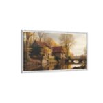 Framed Canvas Art | Serene Landscape Fall Accent - Image 45