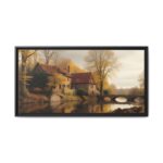 Framed Canvas Art | Serene Landscape Fall Accent - Image 41