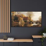 Framed Canvas Art | Serene Landscape Fall Accent - Image 37