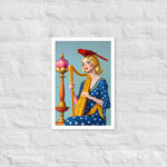 d-Lady Harp Framed poster - Image 9