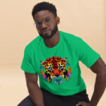 Tiger Abstract Graffiti Unisex classic tee - Image 15