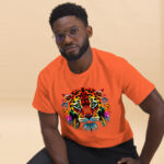 Tiger Abstract Graffiti Unisex classic tee - Image 13