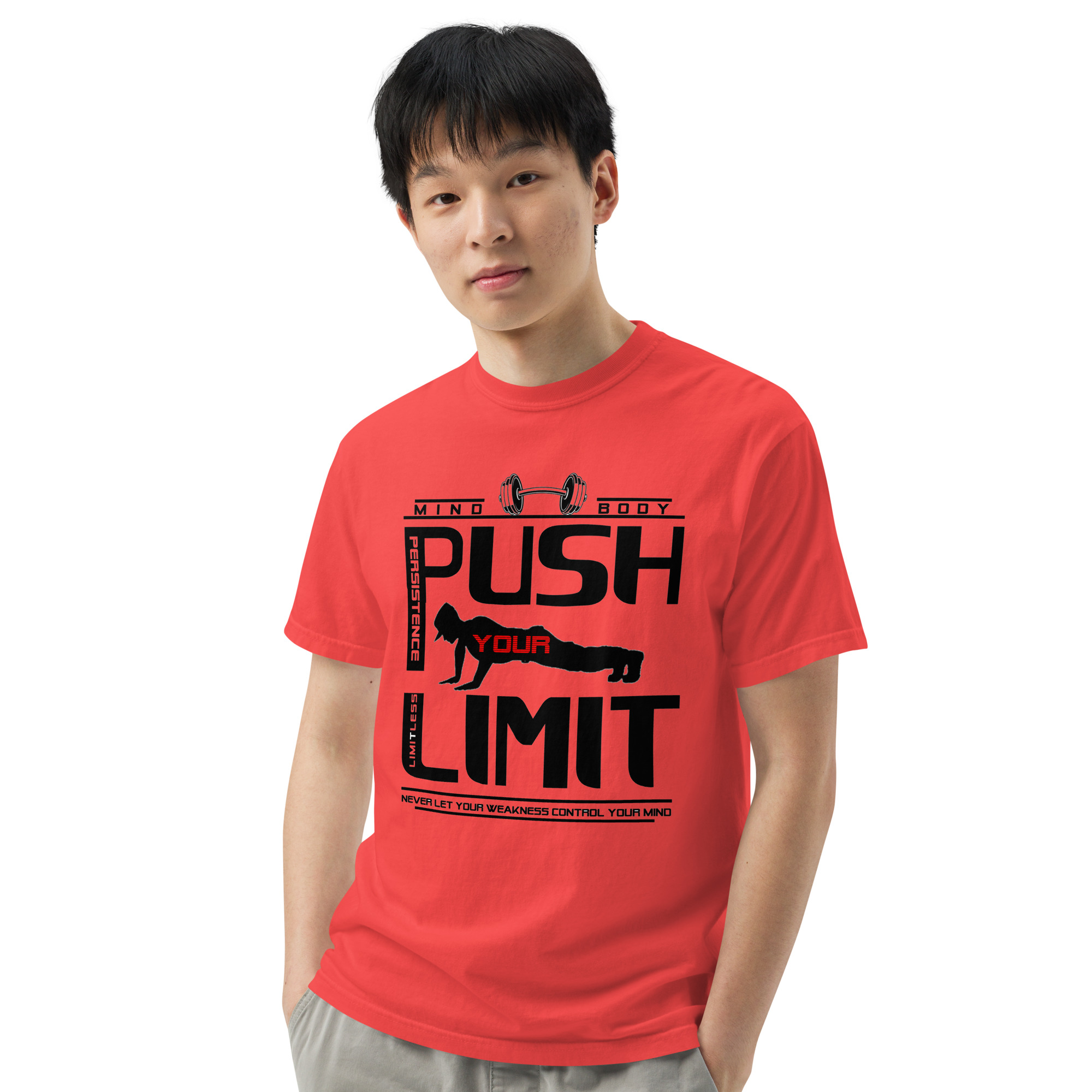 unisex-garment-dyed-heavyweight-t-shirt-paprika-front-3-689b403151b62.jpg Unisex garment-dyed heavyweight t-shirt - Image 1