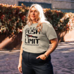 Unisex organic cotton t-shirt Never Give Up - Image 6