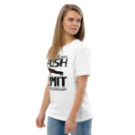 Unisex organic cotton t-shirt Never Give Up - Image 66
