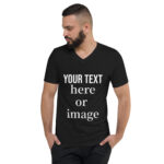 Unisex Short Sleeve V-Neck T-Shirt CHOOSE YOR DESIGN