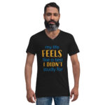 Unisex Short Sleeve V-Neck T-Shirt - Image 4