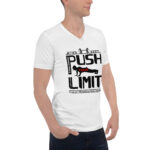 Unisex Short Sleeve V-Neck T-Shirt - Image 2